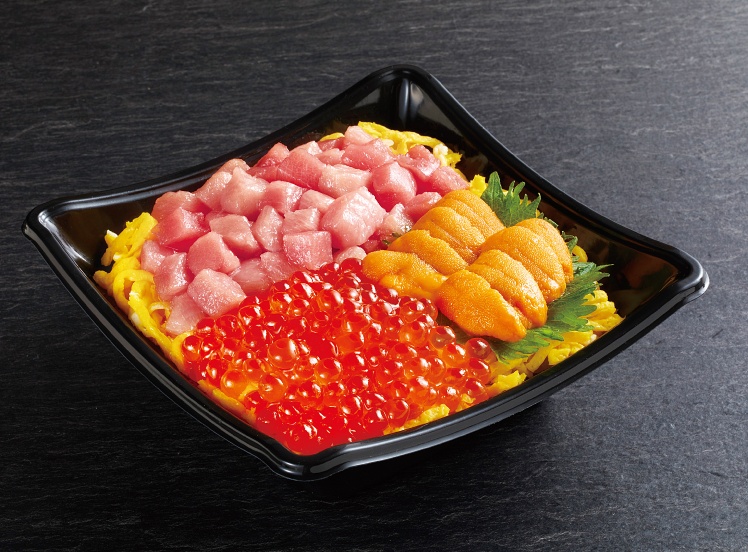 すし上等】K566☆三宝丼_ダブル | お寿司の宅配・出前・デリバリー