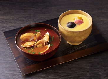 L112 茶碗蒸しセットA（カップ赤だし）