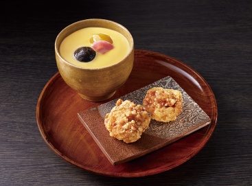 L113 茶碗蒸しセットB（竜田揚げ2コソースなし）