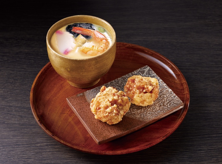 L113 茶碗蒸しセットB（竜田揚げ2コソースなし）