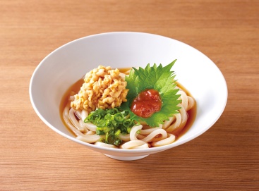 C123 梅しそ納豆うどん